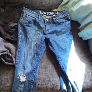 low rise jeans